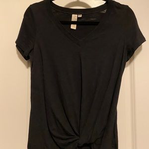 Allison Joy Short Sleeve Black Tshirt